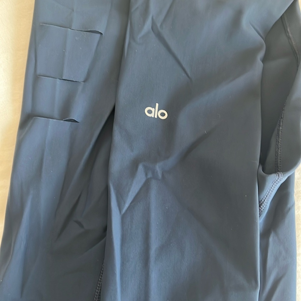 ALO cutout leggings navy blue size small - Picture 1 of 4